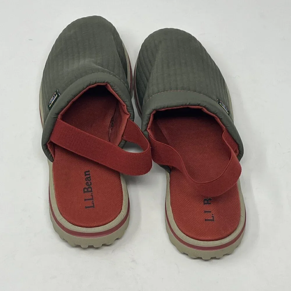 LL Bean Kids' Airlight Slippers ankle strap 3-4